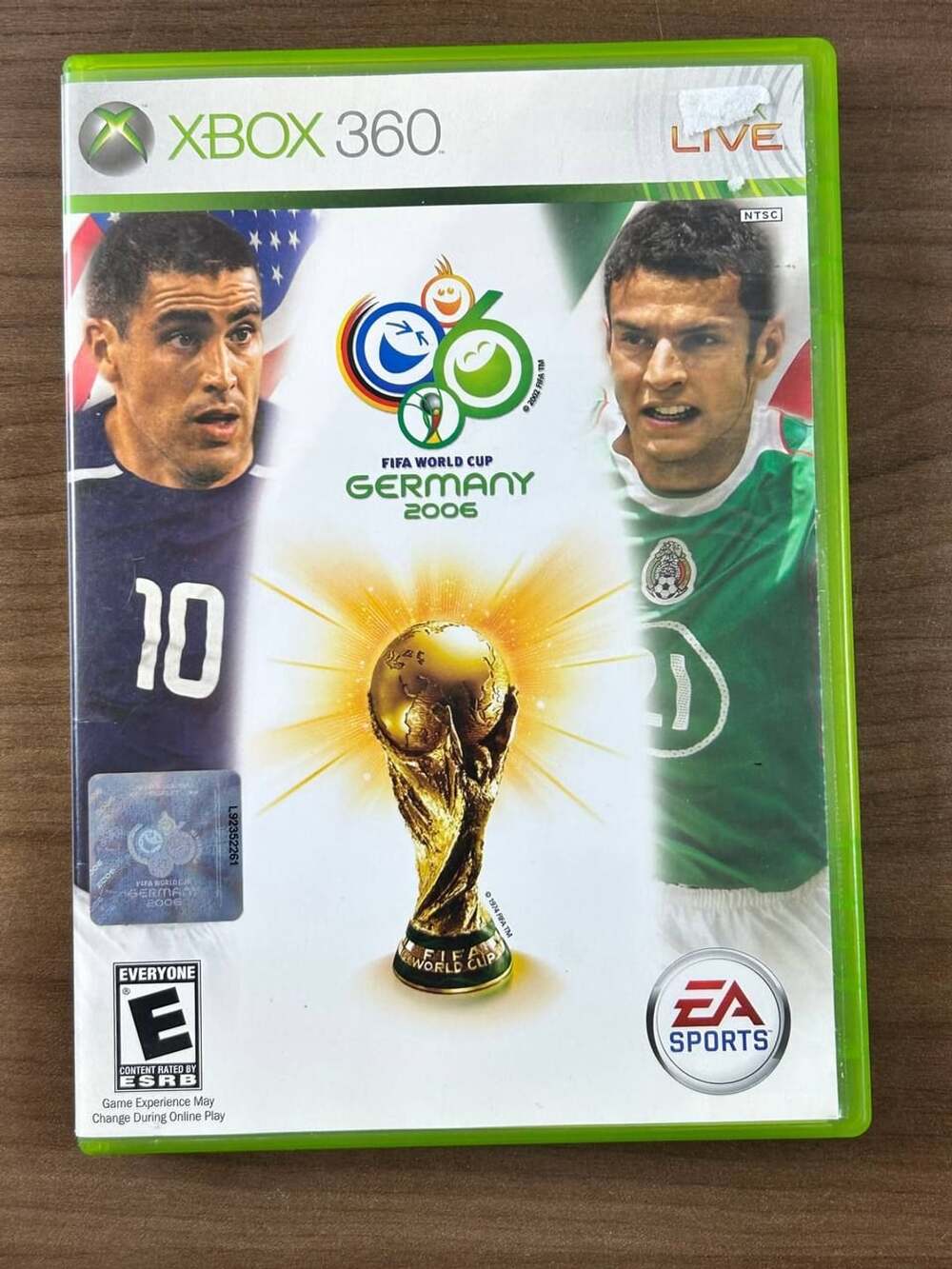 2006 FIFA World Cup Germany Microsoft Xbox 360 EA Sports Disc Case & Manual NTSC